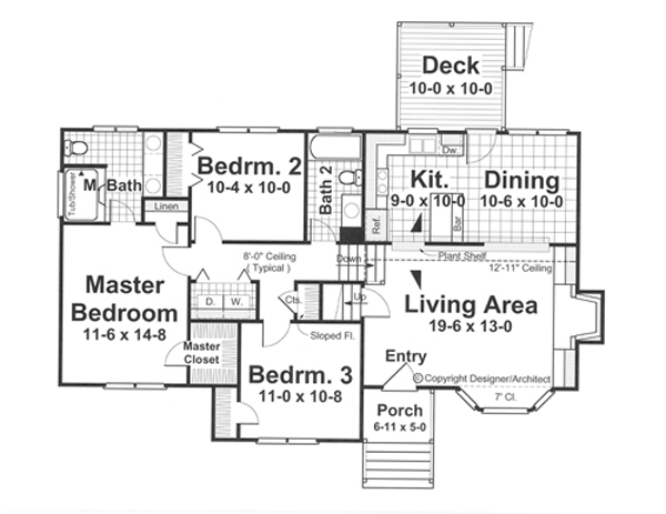 First Floor image of FOSTER House Plan